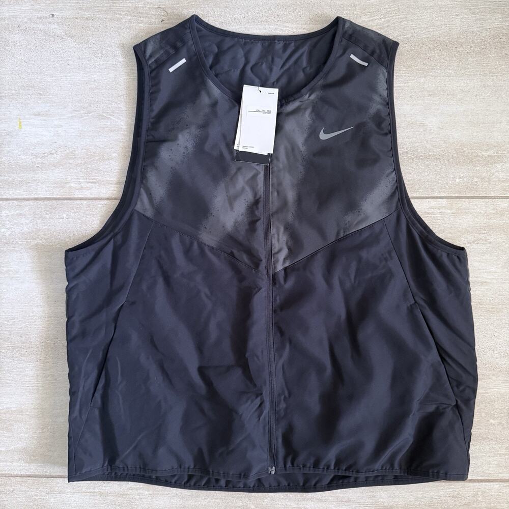 NEW NIKE THERMA-FIT AERO LAYER REVERSIBLE VEST (DD6207) SZ XXL MENS! - 0338